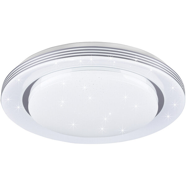 HLW LED LED Plafondlamp - Plafondverlichting - Trion Atras - 21W - Aanpasbare Kleur - Afstandsbediening - Dimbaar - Sterlicht - Rond - Mat Wit - Kunststof HLW LED LED Plafondlamp - Plafondverlichting - Trion Atras - 21W - Aanpasbare Kleur - Afstandsbediening - Dimbaar - Sterlicht - Rond - Mat Wit - Kunststof