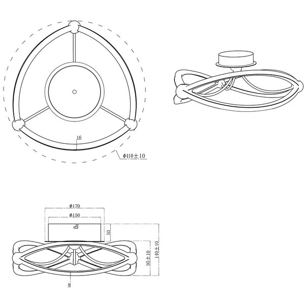 HLW LED LED Plafondlamp - Plafondverlichting - Trion Charis - 20W - Warm Wit 3000K - Dimbaar - Rond - Mat Nikkel - Aluminium HLW LED LED Plafondlamp - Plafondverlichting - Trion Charis - 20W - Warm Wit 3000K - Dimbaar - Rond - Mat Nikkel - Aluminium