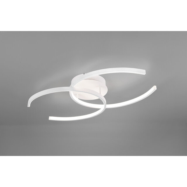 HLW LED LED Plafondlamp - Plafondverlichting - Trion Cocon - 20W - Natuurlijk Wit 4000K - Dimbaar - Rond - Mat Wit - Aluminium HLW LED LED Plafondlamp - Plafondverlichting - Trion Cocon - 20W - Natuurlijk Wit 4000K - Dimbaar - Rond - Mat Wit - Aluminium