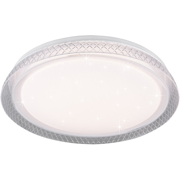 HLW LED LED Plafondlamp - Plafondverlichting - Trion Heral - 18W - Aanpasbare Kleur - Afstandsbediening - Dimbaar - Sterlicht - Rond - Mat Wit - Kunststof HLW LED LED Plafondlamp - Plafondverlichting - Trion Heral - 18W - Aanpasbare Kleur - Afstandsbediening - Dimbaar - Sterlicht - Rond - Mat Wit - Kunststof