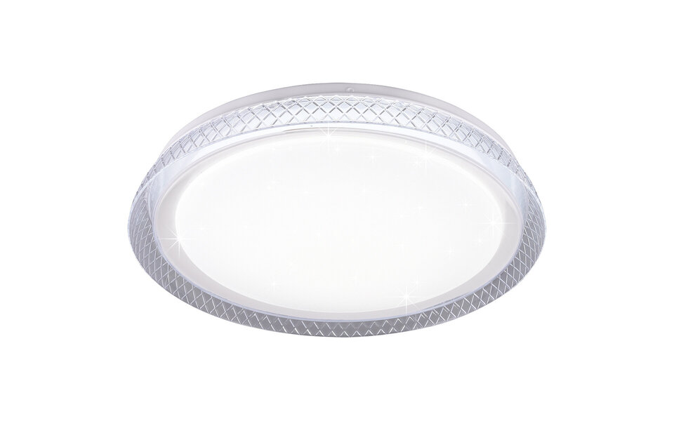 HLW LED LED Plafondlamp - Plafondverlichting - Trion Heral - 18W - Aanpasbare Kleur - Afstandsbediening - Dimbaar - Sterlicht - Rond - Mat Wit - Kunststof HLW LED LED Plafondlamp - Plafondverlichting - Trion Heral - 18W - Aanpasbare Kleur - Afstandsbediening - Dimbaar - Sterlicht - Rond - Mat Wit - Kunststof