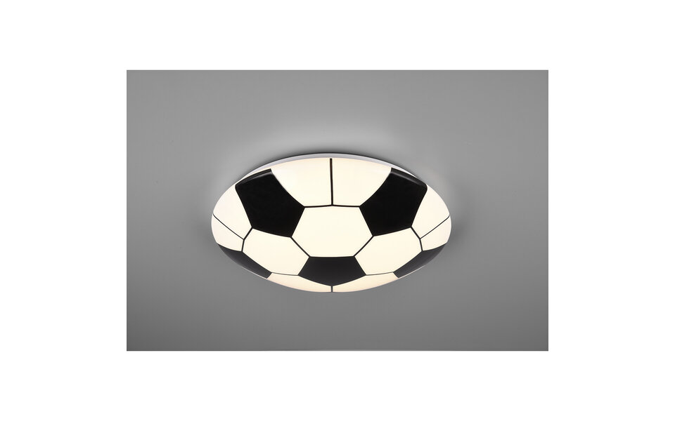 HLW LED LED Plafondlamp - Trion Koppie - 12W - Warm Wit 3000K - Rond - Mat Wit - Kunststof