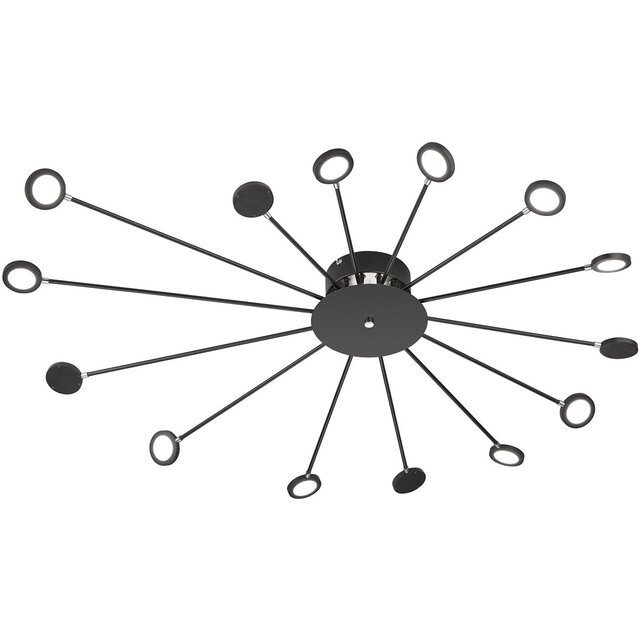 ronde dimbare LED plafondlamp 115 cm 30W warm wit licht 3000K 4050 lumen