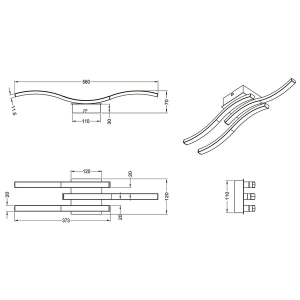 HLW LED LED Plafondlamp - Plafondverlichting - Trion Ritonu - 15W - Natuurlijk Wit 4000K - Rechthoek - Mat Wit - Aluminium HLW LED LED Plafondlamp - Plafondverlichting - Trion Ritonu - 15W - Natuurlijk Wit 4000K - Rechthoek - Mat Wit - Aluminium