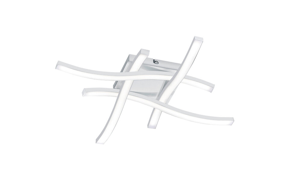 HLW LED LED Ceiling Light - Ceiling Lighting - Trion Ritonu - 20W - Natural White 4000K - Square - Matte White - Aluminum HLW LED LED Ceiling Light - Ceiling Lighting - Trion Ritonu - 20W - Natural White 4000K - Square - Matte White - Aluminum