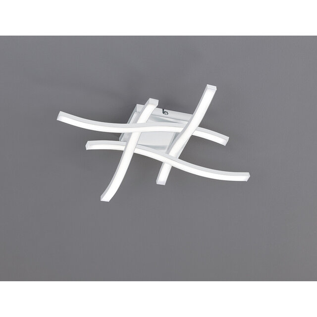 ronde mat witte LED plafondlamp 20W met 2400 lumen en neutraal wit licht 4000K