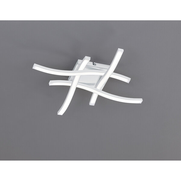 HLW LED LED Plafondlamp - Plafondverlichting - Trion Ritonu - 20W - Natuurlijk Wit 4000K - Vierkant - Mat Wit - Aluminium HLW LED LED Plafondlamp - Plafondverlichting - Trion Ritonu - 20W - Natuurlijk Wit 4000K - Vierkant - Mat Wit - Aluminium