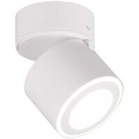 Trion Tarus LED ceiling spotlight matte white 4W 3000K Ø80mm