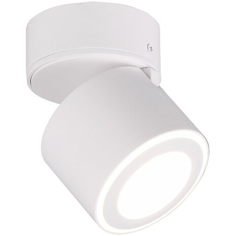 LED Plafondspot - Trion Tarus - 4W - Warm Wit 3000K - 1-lichts - Rond - Mat Wit - Aluminium LED Plafondspot - Trion Tarus - 4W - Warm Wit 3000K - 1-lichts - Rond - Mat Wit - Aluminium