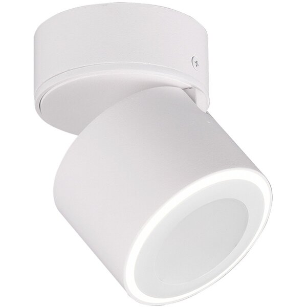 HLW LED LED Plafondspot - Trion Tarus - 4W - Warm Wit 3000K - 1-lichts - Rond - Mat Wit - Aluminium HLW LED LED Plafondspot - Trion Tarus - 4W - Warm Wit 3000K - 1-lichts - Rond - Mat Wit - Aluminium