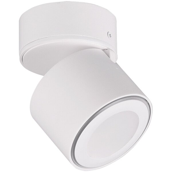 HLW LED LED Plafondspot - Trion Tarus - 4W - Warm Wit 3000K - 1-lichts - Rond - Mat Wit - Aluminium HLW LED LED Plafondspot - Trion Tarus - 4W - Warm Wit 3000K - 1-lichts - Rond - Mat Wit - Aluminium