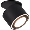 ronde mat zwarte LED inbouwspot 4W warm wit licht 3000K 450 lumen binnenverlichting