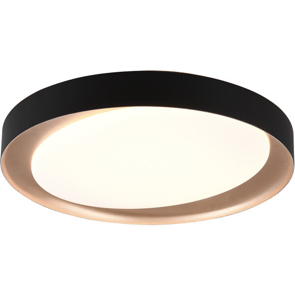 HLW LED LED Plafondlamp - Plafondverlichting - Trion Zati - 24W - Aanpasbare Kleur - Afstandsbediening - Dimbaar - Rond - Mat Zwart - Kunststof HLW LED LED Plafondlamp - Plafondverlichting - Trion Zati - 24W - Aanpasbare Kleur - Afstandsbediening - Dimbaar - Rond - Mat Zwart - Kunststof