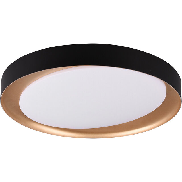 HLW LED LED Ceiling Lamp - Ceiling Lighting - Trion Zati - 24W - Adjustable Color - Remote Control - Dimmable - Round - Matte Black - Plastic HLW LED LED Ceiling Lamp - Ceiling Lighting - Trion Zati - 24W - Adjustable Color - Remote Control - Dimmable - Round - Matte Black - Plastic