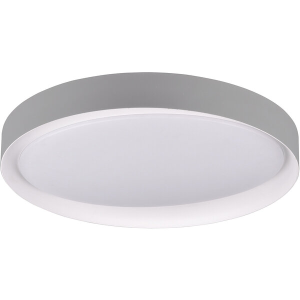 HLW LED LED Plafondlamp - Plafondverlichting - Trion Zati - 24W - Aanpasbare Kleur - Afstandsbediening - Dimbaar - Rond - Mat Grijs - Kunststof HLW LED LED Plafondlamp - Plafondverlichting - Trion Zati - 24W - Aanpasbare Kleur - Afstandsbediening - Dimbaar - Rond - Mat Grijs - Kunststof