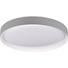 HLW LED LED Ceiling Lamp - Ceiling Lighting - Trion Zati - 24W - Adjustable Color - Remote Control - Dimmable - Round - Matte Gray - Plastic