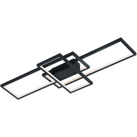 LED Plafondlamp WiZ Trion Tiagi 3000lm RGBW Mat Antraciet