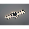 HLW LED LED Ceiling Light WiZ - Smart LED - Ceiling Lighting - Trion Tiagi - 36W - Adjustable Color - RGBW - Remote Control - Dimmable - Rectangle - Matte Anthracite - Aluminum