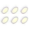 LED Surface-Mounted Spotlight 6-pack Ø225mm 18W 1850lm 3000K Warm White LED Surface-Mounted Spotlight 6-pack Ø225mm 18W 1850lm 3000K Warm White