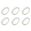 LED Downlight Opbouw 6-pack Ø225mm 18W 1850lm 4200K