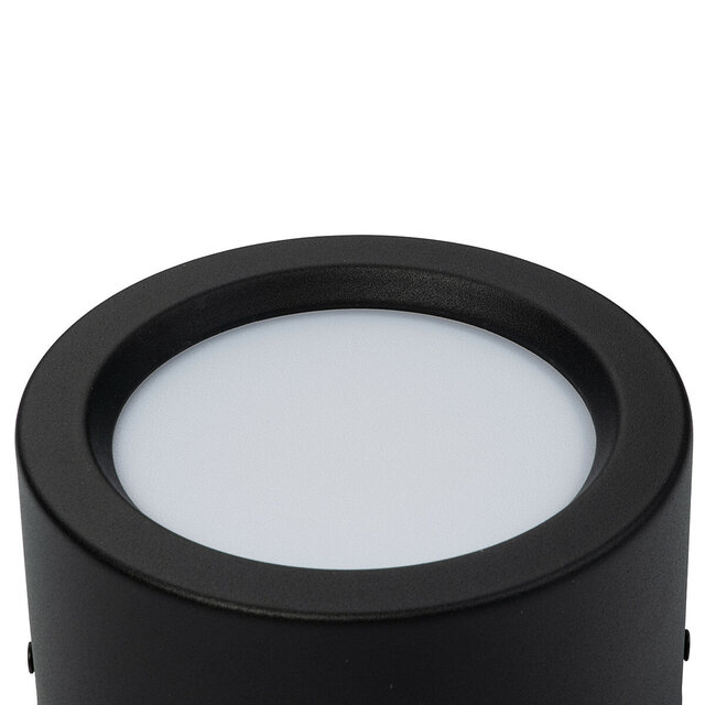 HLW LED LED Downlight 6 Pack - Surface Mounted Round High 10W - Natural White 4200K - Matte Black Aluminum - Ø140mm HLW LED LED Downlight 6 Pack - Surface Mounted Round High 10W - Natural White 4200K - Matte Black Aluminum - Ø140mm