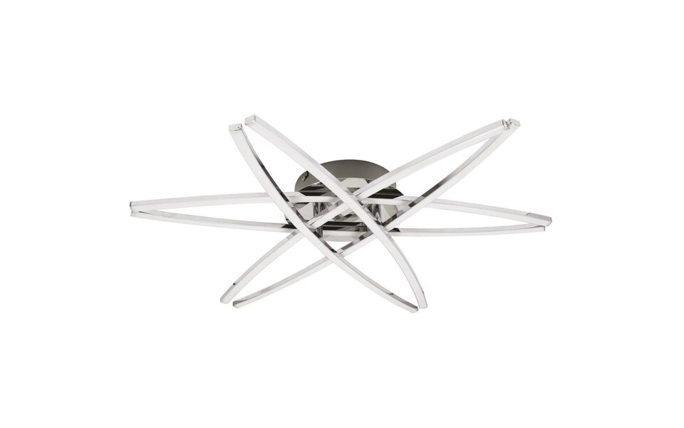 HLW LED LED Ceiling Light - Ceiling Lighting - Akalon - 35W - Natural White 4000K - Matte Chrome - Aluminum