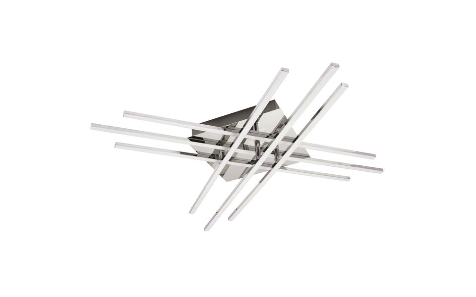 HLW LED LED Ceiling Light - Ceiling Lighting - Glomin - 45W - Natural White 4000K - Matte Chrome - Aluminum