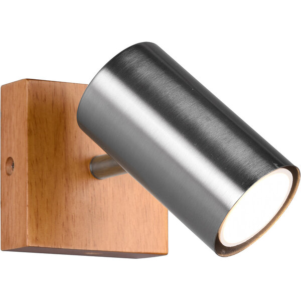 HLW LED LED Plafondspot - Trion Milona - GU10 Fitting - 1-lichts - Rond - Mat Nikkel - Aluminium