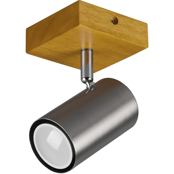 HLW LED LED Plafondspot - Trion Milona - GU10 Fitting - 1-lichts - Rond - Mat Nikkel - Aluminium