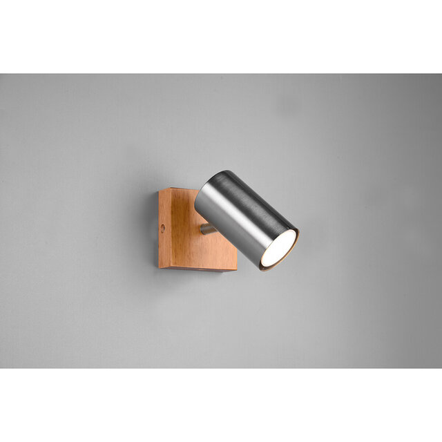 HLW LED LED Ceiling Spotlight - Trion Milona - GU10 Fitting - 1-light - Round - Matte Nickel - Aluminum HLW LED LED Ceiling Spotlight - Trion Milona - GU10 Fitting - 1-light - Round - Matte Nickel - Aluminum