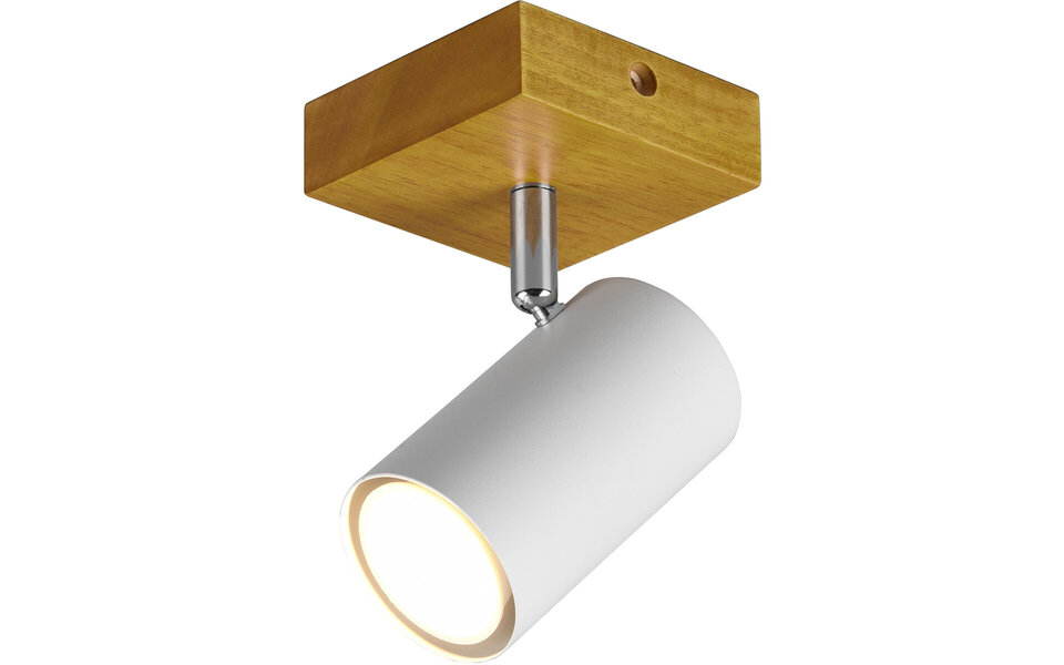 HLW LED LED Plafondspot - Trion Milona - GU10 Fitting - 1-lichts - Rond - Mat Wit - Aluminium