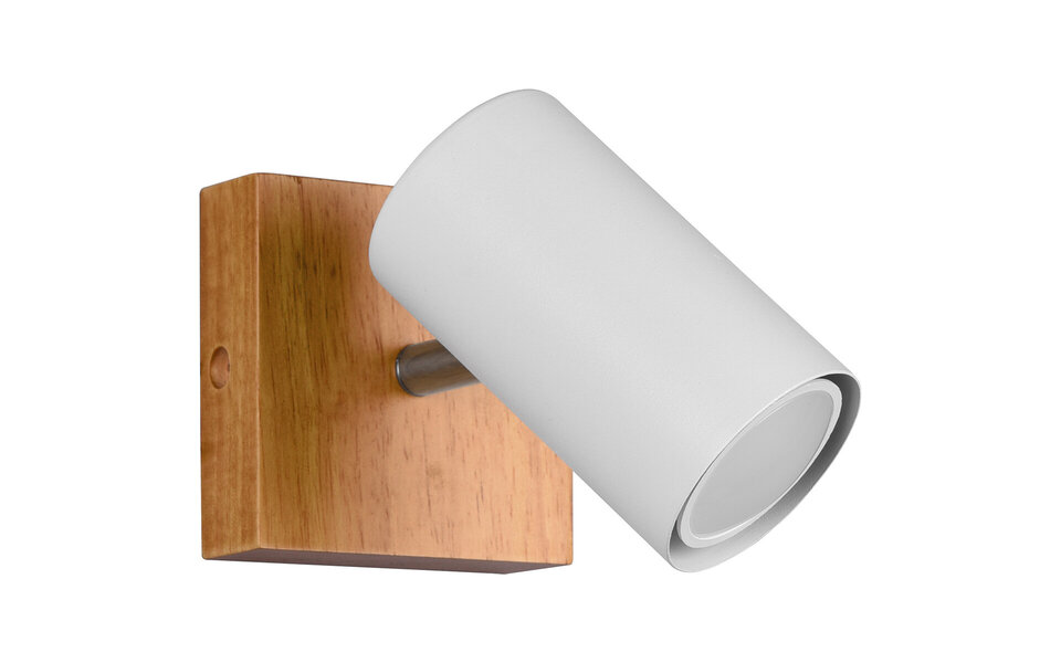 HLW LED LED Plafondspot - Trion Milona - GU10 Fitting - 1-lichts - Rond - Mat Wit - Aluminium