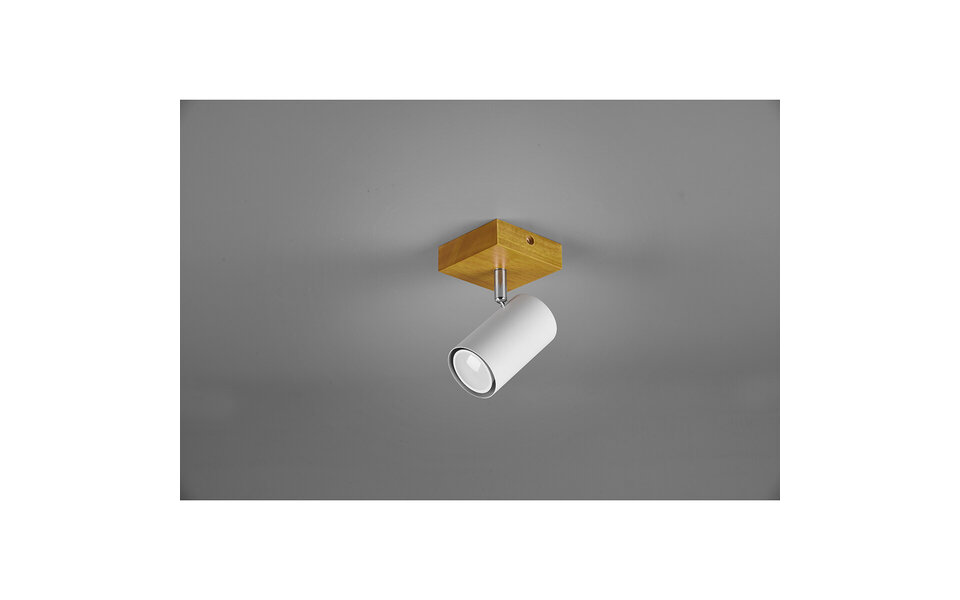 HLW LED LED Plafondspot - Trion Milona - GU10 Fitting - 1-lichts - Rond - Mat Wit - Aluminium