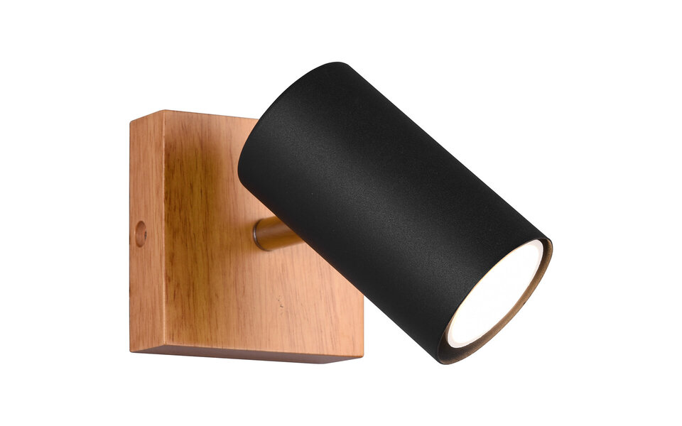 HLW LED LED Ceiling Spotlight - Trion Milona - GU10 Fitting - 1-light - Round - Matte Black - Aluminum HLW LED LED Ceiling Spotlight - Trion Milona - GU10 Fitting - 1-light - Round - Matte Black - Aluminum