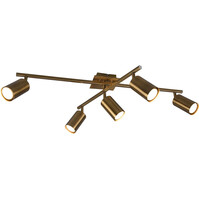 LED Ceiling Spotlight Trion Monla 6x GU10 - Antique Copper