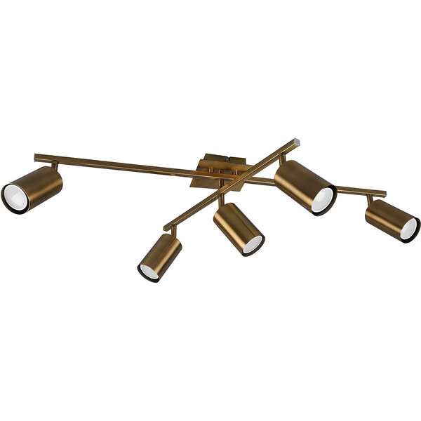 HLW LED LED Plafondspot - Trion Monla - GU10 Fitting - 6-lichts - Rond - Antiek Koper - Aluminium HLW LED LED Plafondspot - Trion Monla - GU10 Fitting - 6-lichts - Rond - Antiek Koper - Aluminium