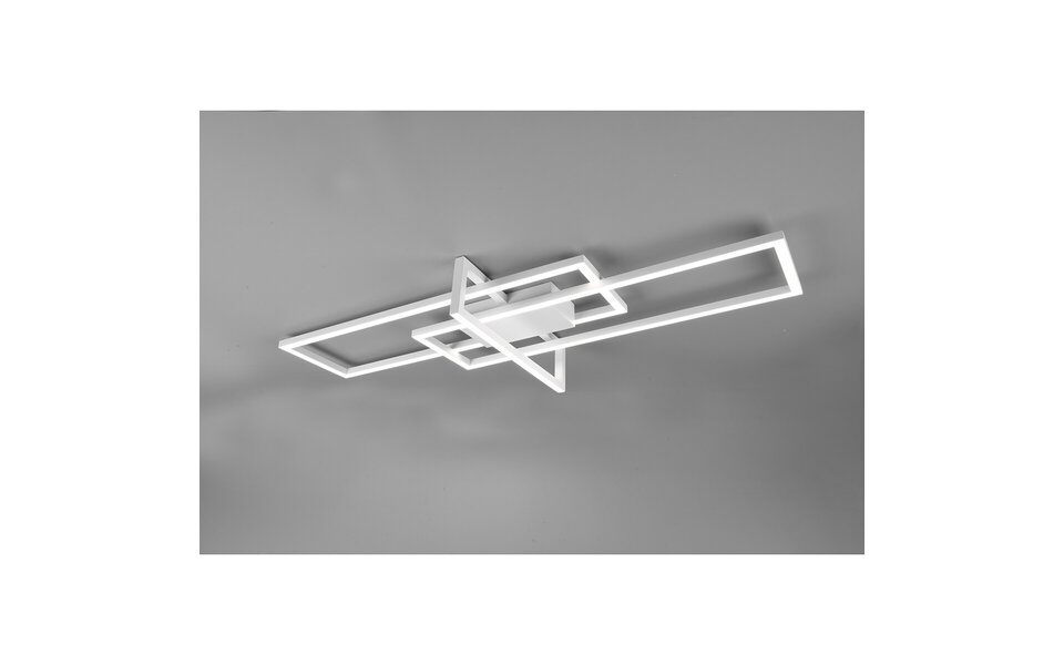 HLW LED LED Plafondlamp - Plafondverlichting - Trion Salana - 34W - Natuurlijk Wit 4000K - Dimbaar - Rechthoek - Mat Wit - Aluminium HLW LED LED Plafondlamp - Plafondverlichting - Trion Salana - 34W - Natuurlijk Wit 4000K - Dimbaar - Rechthoek - Mat Wit - Aluminium