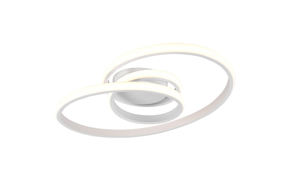 HLW LED LED Ceiling Lamp - Ceiling Lighting - Trion Sonso - 18.5W - Natural White 4000K - Dimmable - Round - Matte White - Aluminum