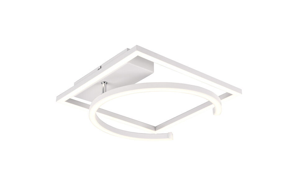HLW LED LED Plafondlamp - Plafondverlichting - Trion Pivacci - 23.5W - Natuurlijk Wit 4000K - Dimbaar - Vierkant - Mat Wit - Aluminium