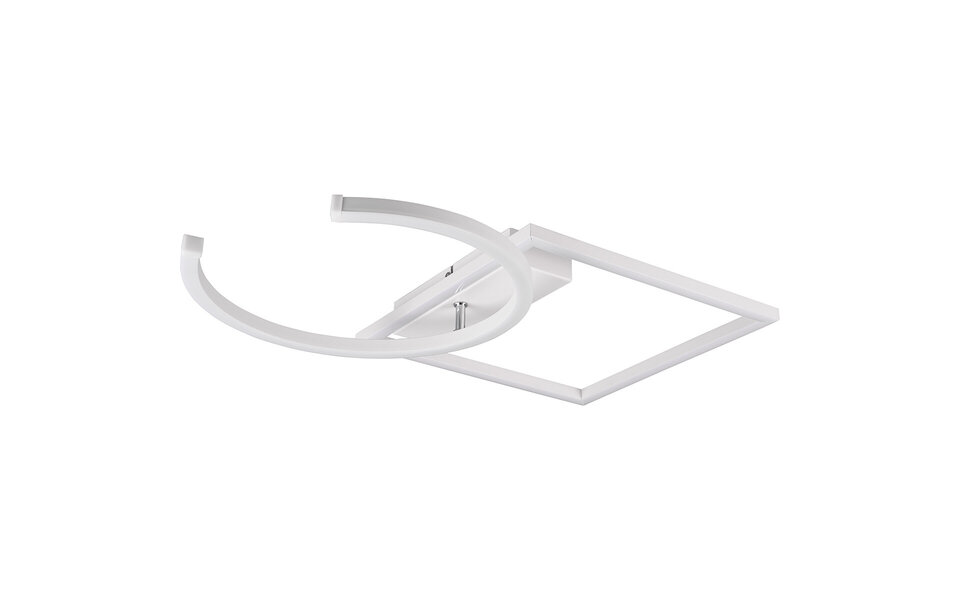 HLW LED LED Plafondlamp - Plafondverlichting - Trion Pivacci - 23.5W - Natuurlijk Wit 4000K - Dimbaar - Vierkant - Mat Wit - Aluminium