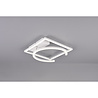 HLW LED LED Ceiling Lamp - Ceiling Lighting - Trion Pivacci - 23.5W - Natural White 4000K - Dimmable - Square - Matte White - Aluminum