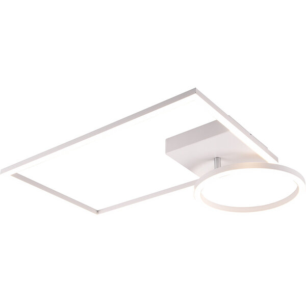 HLW LED LED Plafondlamp - Plafondverlichting - Trion Viyona - 24W - Natuurlijk Wit 4000K - Dimbaar - Rechthoek - Mat Wit - Aluminium HLW LED LED Plafondlamp - Plafondverlichting - Trion Viyona - 24W - Natuurlijk Wit 4000K - Dimbaar - Rechthoek - Mat Wit - Aluminium