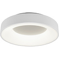 LED Ceiling Light - Ceiling Lighting - Trion Gurano - 27W - Natural White 4000K - Dimmable - Round - Matte White - Aluminum