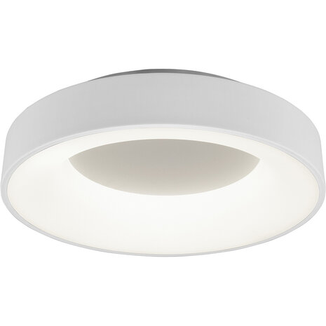 LED Plafondlamp - Plafondverlichting - Trion Gurano - 27W - Natuurlijk Wit 4000K - Dimbaar - Rond - Mat Wit - Aluminium LED Plafondlamp - Plafondverlichting - Trion Gurano - 27W - Natuurlijk Wit 4000K - Dimbaar - Rond - Mat Wit - Aluminium