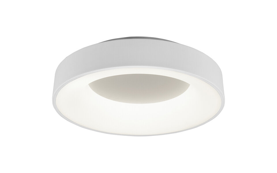 HLW LED LED Plafondlamp - Plafondverlichting - Trion Gurano - 27W - Natuurlijk Wit 4000K - Dimbaar - Rond - Mat Wit - Aluminium HLW LED LED Plafondlamp - Plafondverlichting - Trion Gurano - 27W - Natuurlijk Wit 4000K - Dimbaar - Rond - Mat Wit - Aluminium