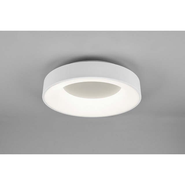 HLW LED LED Plafondlamp - Plafondverlichting - Trion Gurano - 27W - Natuurlijk Wit 4000K - Dimbaar - Rond - Mat Wit - Aluminium HLW LED LED Plafondlamp - Plafondverlichting - Trion Gurano - 27W - Natuurlijk Wit 4000K - Dimbaar - Rond - Mat Wit - Aluminium