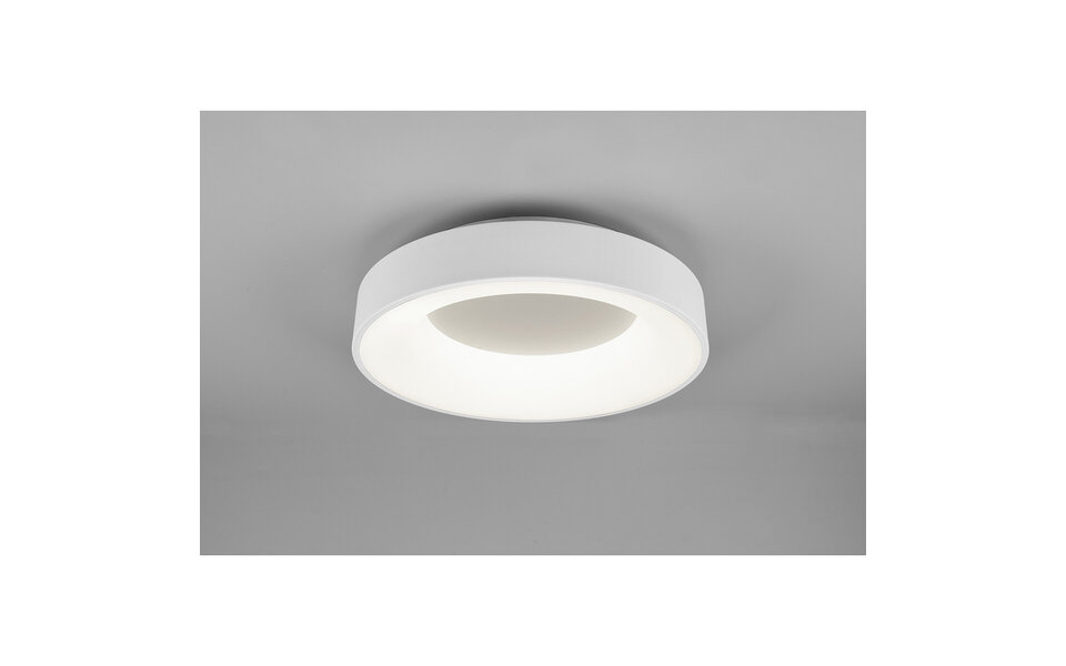 HLW LED LED Plafondlamp - Plafondverlichting - Trion Gurano - 27W - Natuurlijk Wit 4000K - Dimbaar - Rond - Mat Wit - Aluminium HLW LED LED Plafondlamp - Plafondverlichting - Trion Gurano - 27W - Natuurlijk Wit 4000K - Dimbaar - Rond - Mat Wit - Aluminium