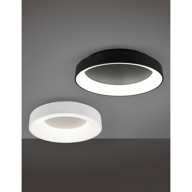 HLW LED LED Plafondlamp - Plafondverlichting - Trion Gurano - 27W - Natuurlijk Wit 4000K - Dimbaar - Rond - Mat Wit - Aluminium HLW LED LED Plafondlamp - Plafondverlichting - Trion Gurano - 27W - Natuurlijk Wit 4000K - Dimbaar - Rond - Mat Wit - Aluminium