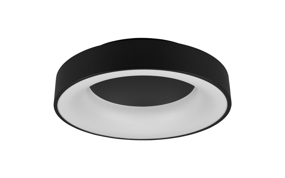 HLW LED LED Ceiling Light - Ceiling Lighting - Trion Gurano - 27W - Warm White 3000K - Dimmable - Round - Matte Black - Aluminum HLW LED LED Ceiling Light - Ceiling Lighting - Trion Gurano - 27W - Warm White 3000K - Dimmable - Round - Matte Black - Aluminum