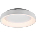 LED Ceiling Light - Ceiling Lighting - Trion Gurano - 48W - Adjustable Color - Remote Control - Dimmable - Round - Matte White - Aluminum
